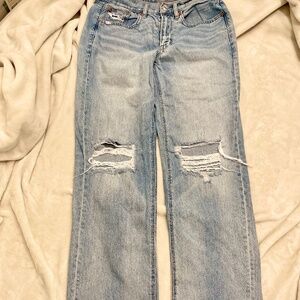 American Eagle blue straight leg jeans